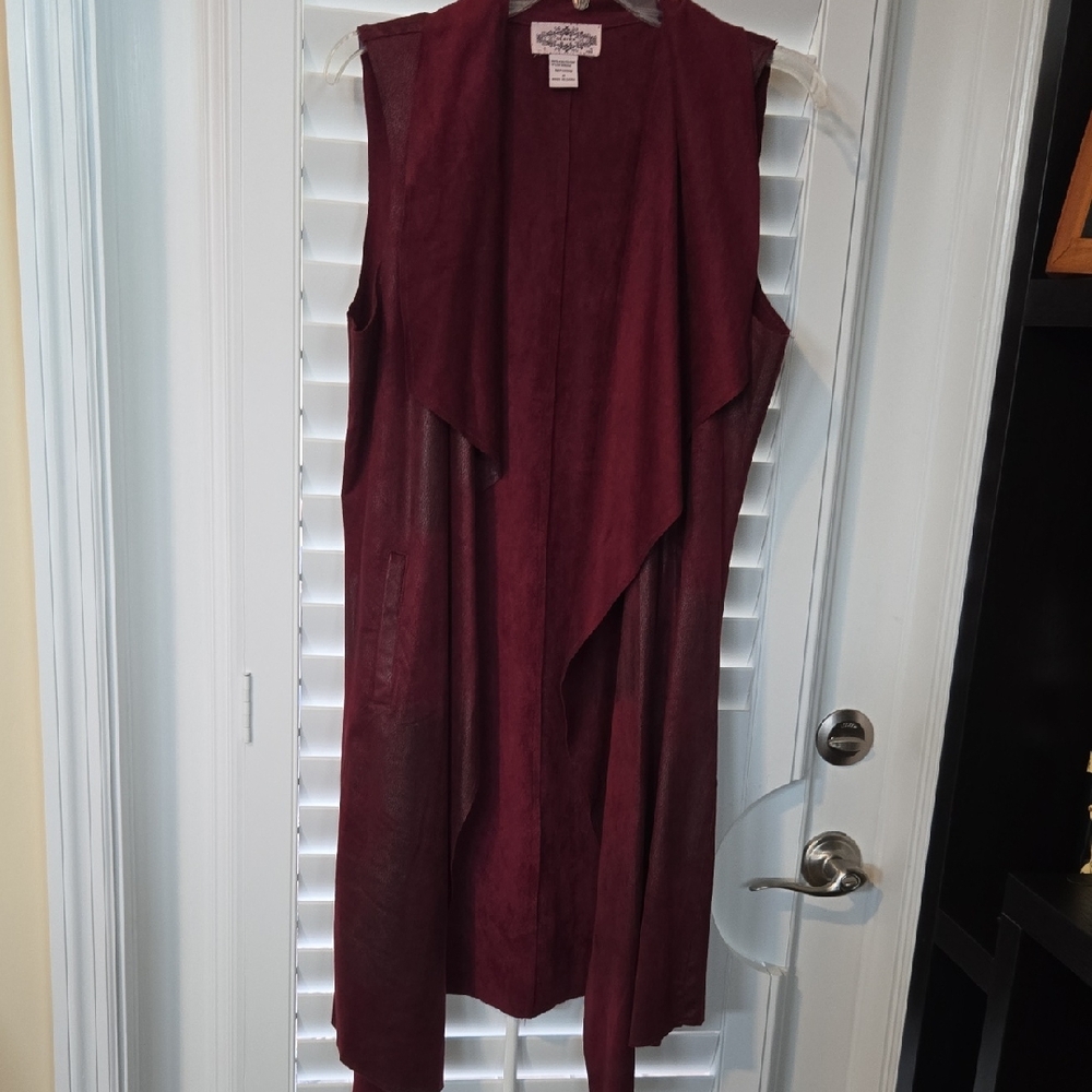 Sleeveless Burgundy Dress